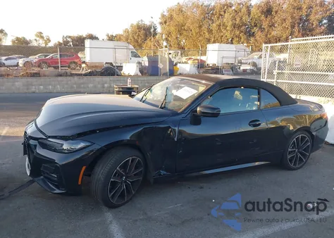 2023 BMW 430I из США, поврежденный, VIN WBA23AT02PCL61138